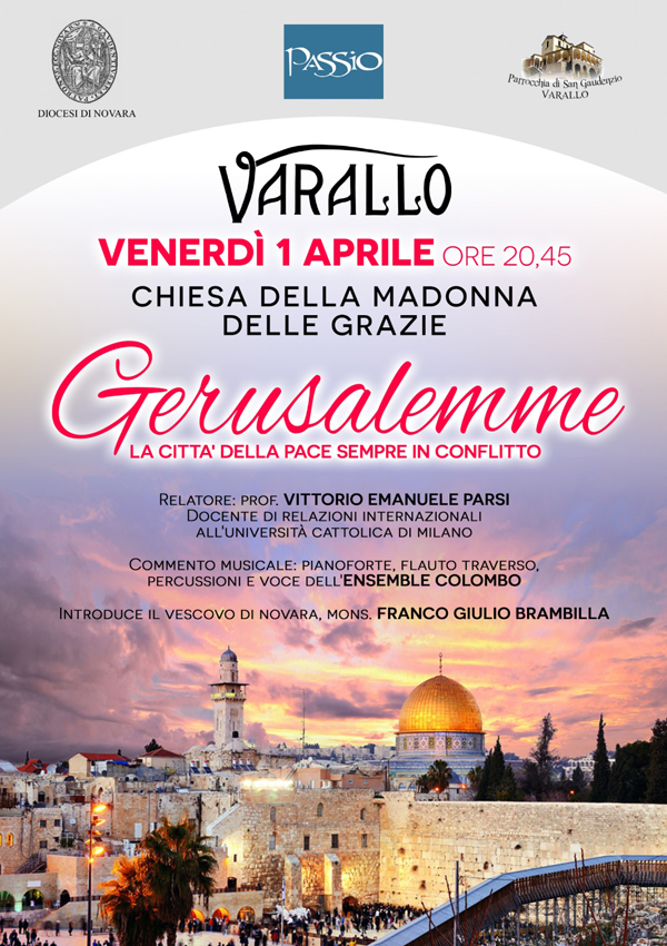 Gerusalemme, con Vittorio Emanuele Parsi